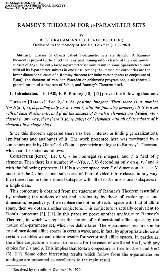 Start page from Graham & Rothschild article
