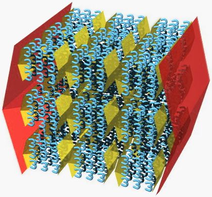 Colourful 3-dimensional box filled with numbers 3,3,3,,3,3,3,,3,3,3,,,...